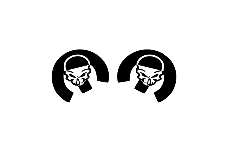 JEEP emblem for fenders with Mopar Skull logo (Type 11)