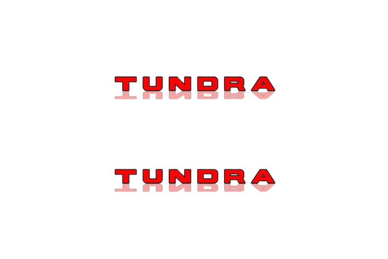 Toyota emblem for fenders with Tundra II logo Toyota emblems decoinfabric