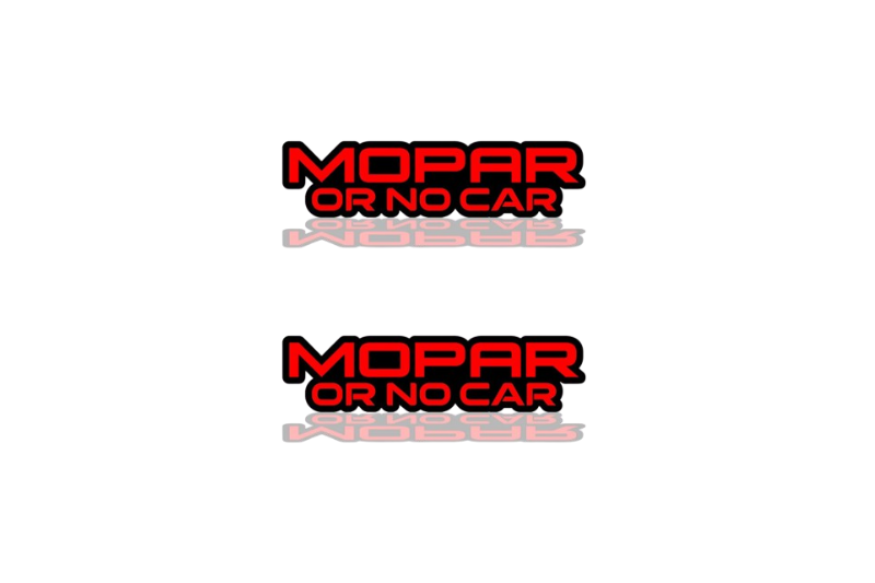 DODGE emblem for fenders with Mopar or No Car logo