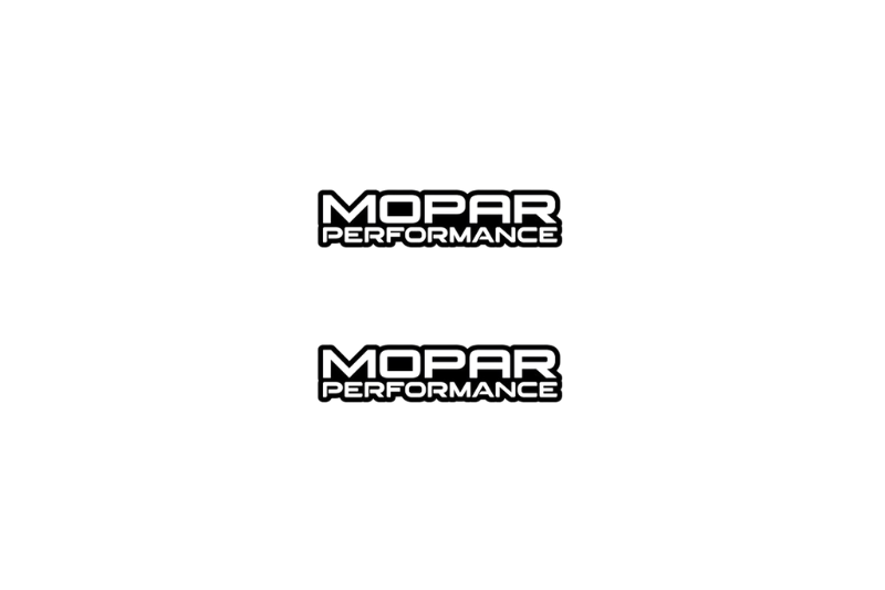 Dodge Emblem & Badges set with Mopar Performance logo Dodge emblems decoinfabric