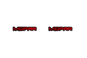 Chrysler Emblem & Badges set with Mopar Blood logo Chrysler emblems decoinfabric