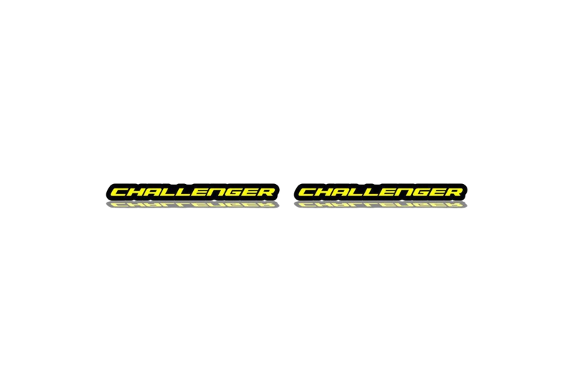 DODGE emblem for fenders with Challenger logo