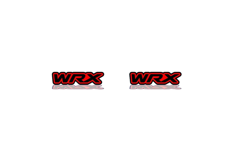 Subaru emblem (badges) for fenders with WRX logo (type 4)