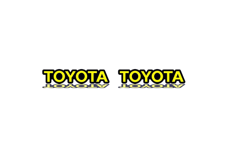 Toyota FJ CRUISER emblem for fenders with TOYOTA logo Toyota emblems decoinfabric