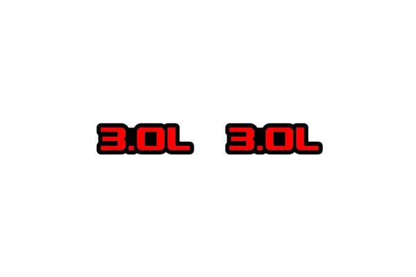 DODGE emblem for fenders with 3.0L logo