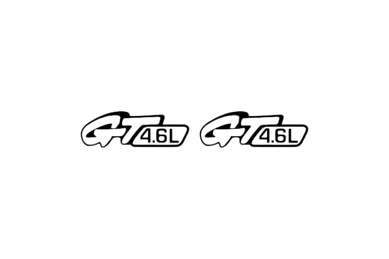 Ford Emblem & Badges set with GT 4.6L logo