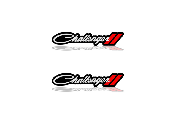 Dodge Emblem & Badge Set - Grille and Tailgate Challenger + Dodge logo