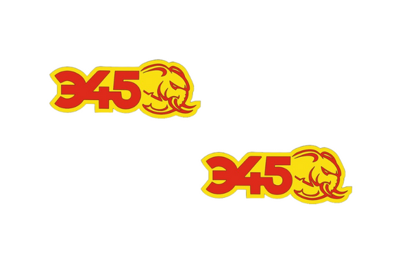 DODGE emblem for fenders with 345 Mopar Hellephant logo
