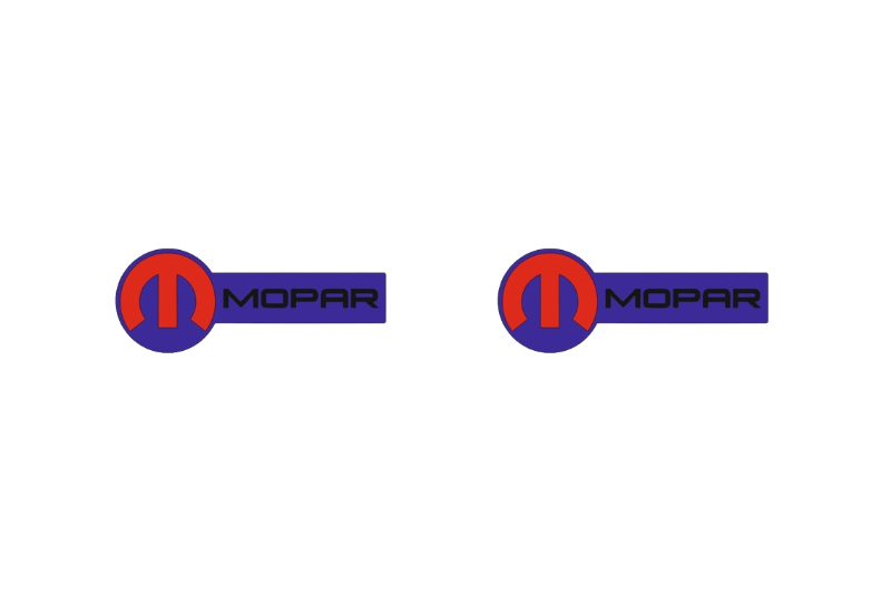 Jeep Emblem & Badges set with Mopar logo (Type 13) Jeep emblems decoinfabric