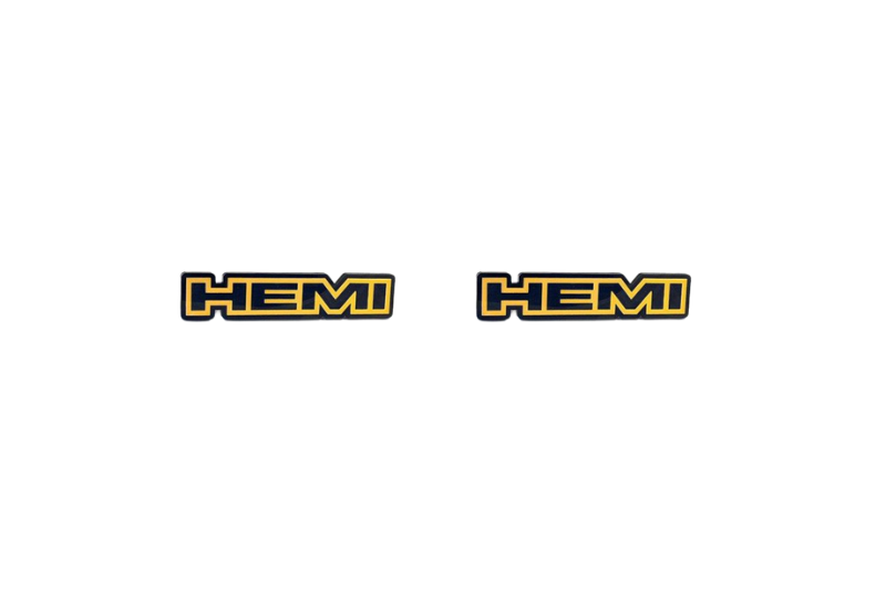 Dodge Emblem & Badges set with Hemi logo (Type 3)