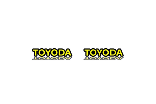 Toyota emblem for fenders with TOYODA logo