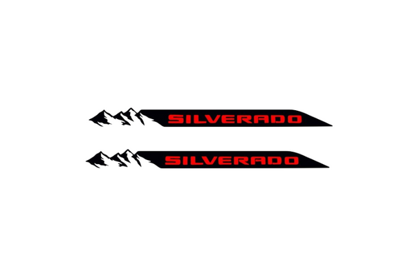 Chevrolet emblem for fenders with Silverado logo