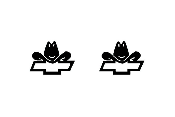 Chevrolet emblem for fenders with Chevrolet Cowboy logo