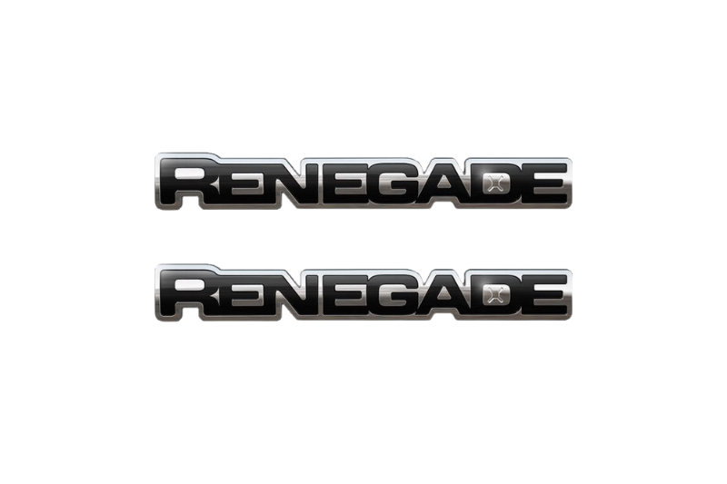 JEEP emblem for fenders with Renegade logo (Type 3)