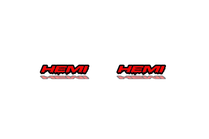 Dodge Emblem & Badges set with Hemi Blood logo Dodge emblems decoinfabric