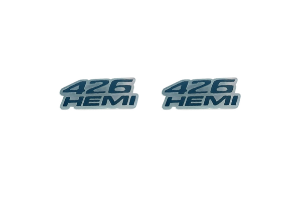 DODGE Stainless Steel emblem for fenders with 426HEMI logo