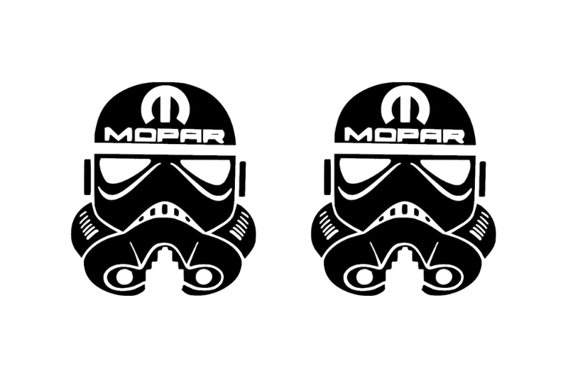 Jeep Emblem & Badges set with Storm Trooper Mopar logo