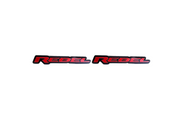 DODGE emblem for fenders with Rebel logo Dodge emblems decoinfabric