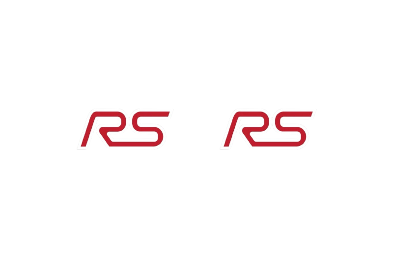 Ford Emblem & Badges set with RS logo (Type 5) Ford emblems decoinfabric