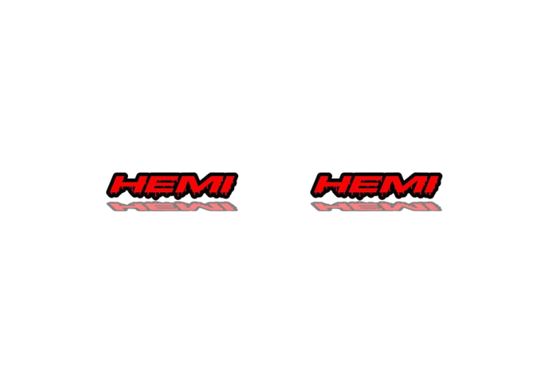 DODGE emblem for fenders with HEMI Blood logo