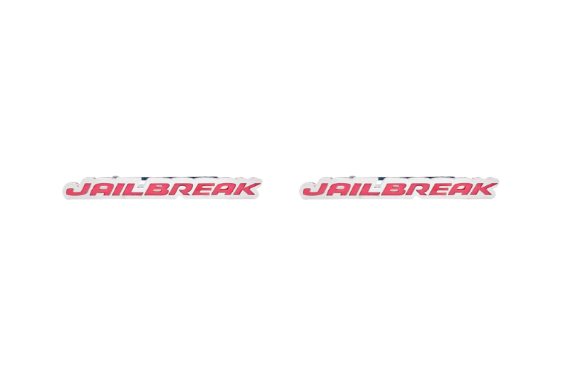 Dodge Stainless Steel Emblem & Badges set with Jailbreak logo