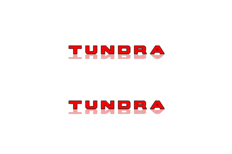 Toyota Emblem & Badges set with Tundra II logo