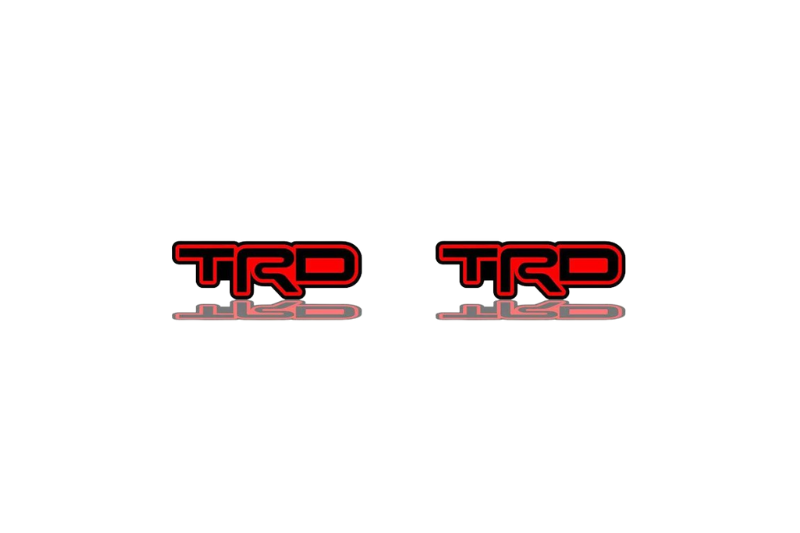 Toyota emblem for fenders with TRD logo (Type 2) Toyota emblems decoinfabric