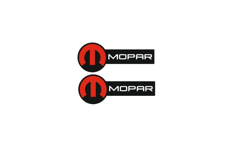 Chrysler Emblem & Badges set with Mopar logo (Type 9) Chrysler emblems decoinfabric