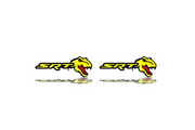 Chrysler emblem for fenders with SRT + Tirex logo (type 2) Chrysler emblems decoinfabric