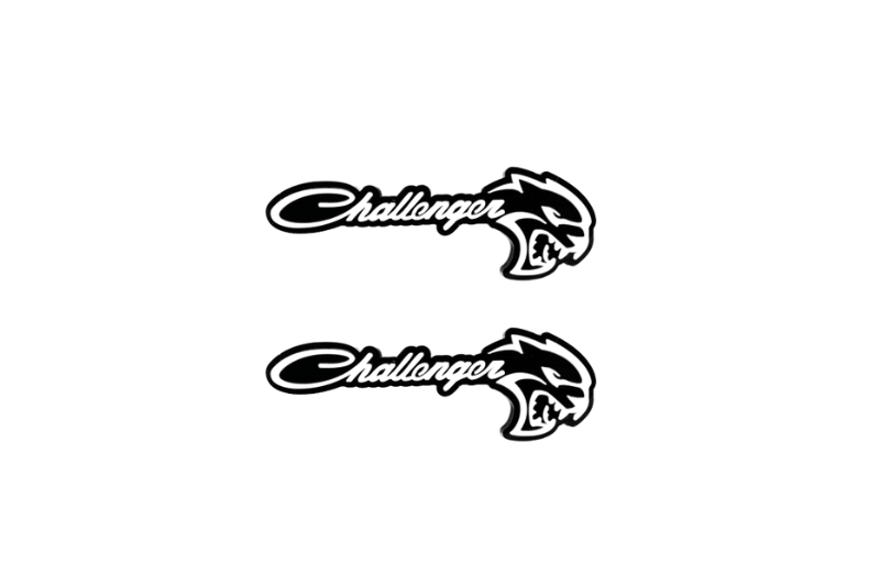 Dodge Emblem & Badges set with Challenger + Hellcat logo Dodge emblems decoinfabric