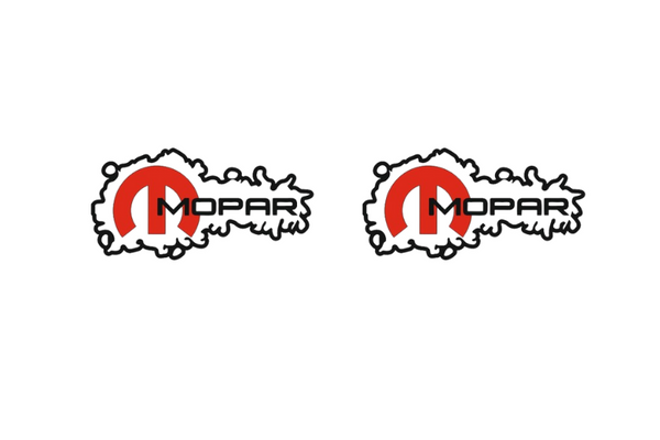 DODGE emblem for fenders with Mopar logo (type 15)