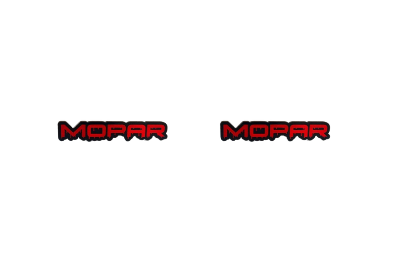 Chrysler emblem for fenders with Mopar BLOOD logo Chrysler emblems decoinfabric