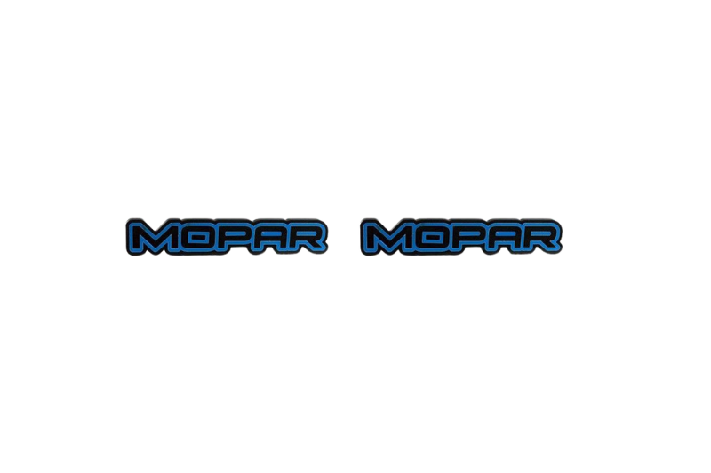 Dodge Emblem & Badges set with Mopar logo (Type 2) Dodge emblems decoinfabric