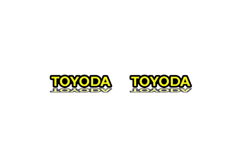 Toyota Emblem & Badges set with Toyoda logo