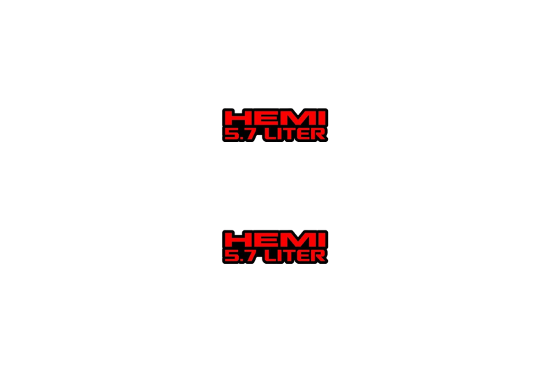 JEEP emblem for fenders with HEMI 5.7 Liter logo