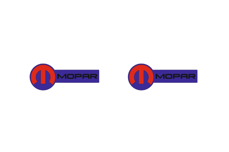 DODGE emblem for fenders with Mopar logo (type 12)