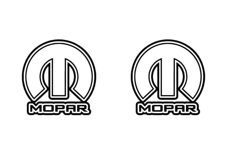 Jeep Emblem & Badges set with Mopar logo (Type 9)