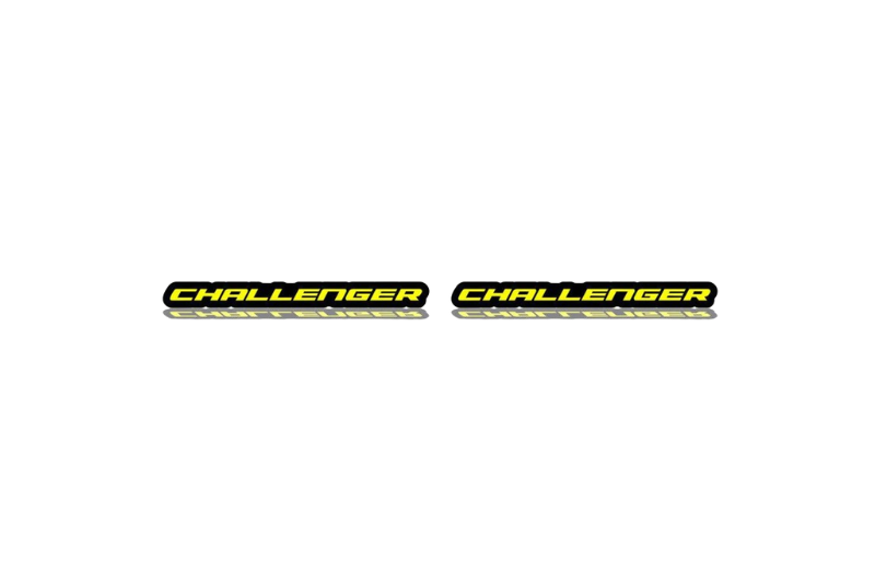 Dodge Emblem & Badges set with Dodge Challenger logo Dodge emblems decoinfabric