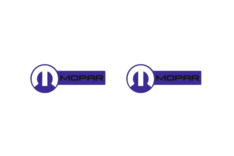 Dodge Emblem & Badges set with Mopar logo (Type 13) Dodge emblems decoinfabric