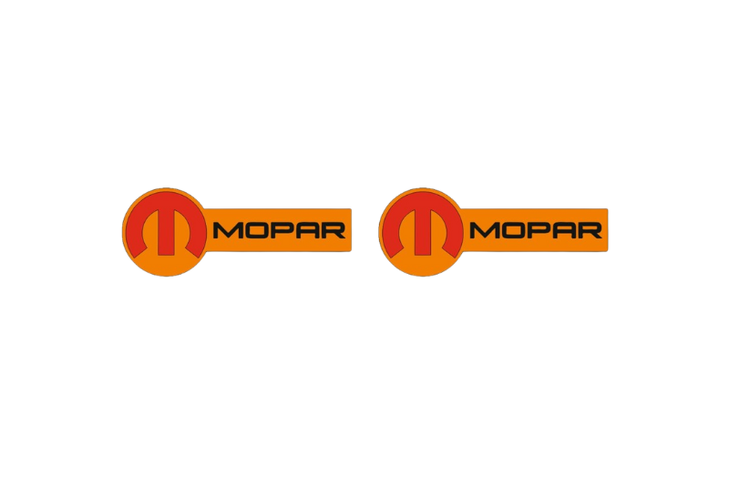 Dodge Emblem & Badges set with Mopar logo (Type 14) Dodge emblems decoinfabric