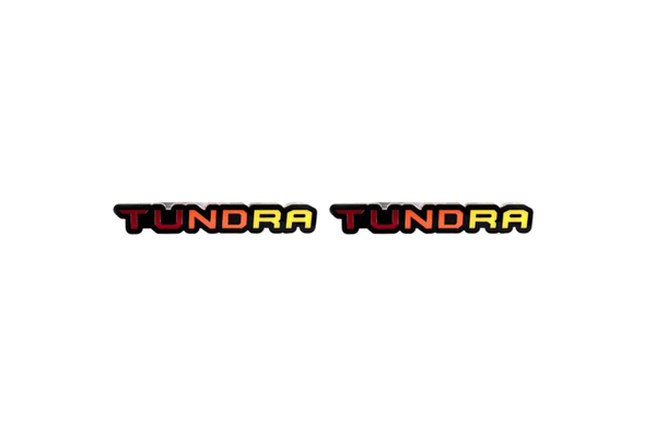 Toyota emblem for fenders with Tundra III (Tricolor) logo