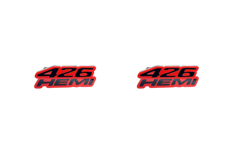DODGE emblem for fenders with 426HEMI logo (type 2) Dodge emblems decoinfabric