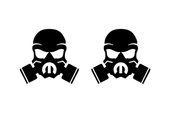 DODGE emblem for fenders with Lethal Mopars logo