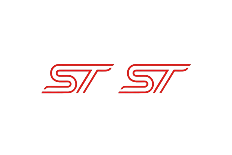 Ford Emblem & Badges set with ST logo (Type 3) Ford emblems decoinfabric