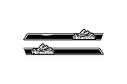 JEEP emblem for fenders with Renegade logo Jeep emblems decoinfabric BLACK WHITE