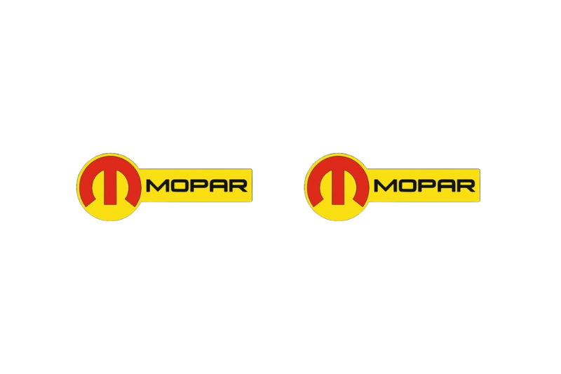 Chrysler emblem for fenders with Mopar logo (type 10) Chrysler emblems decoinfabric