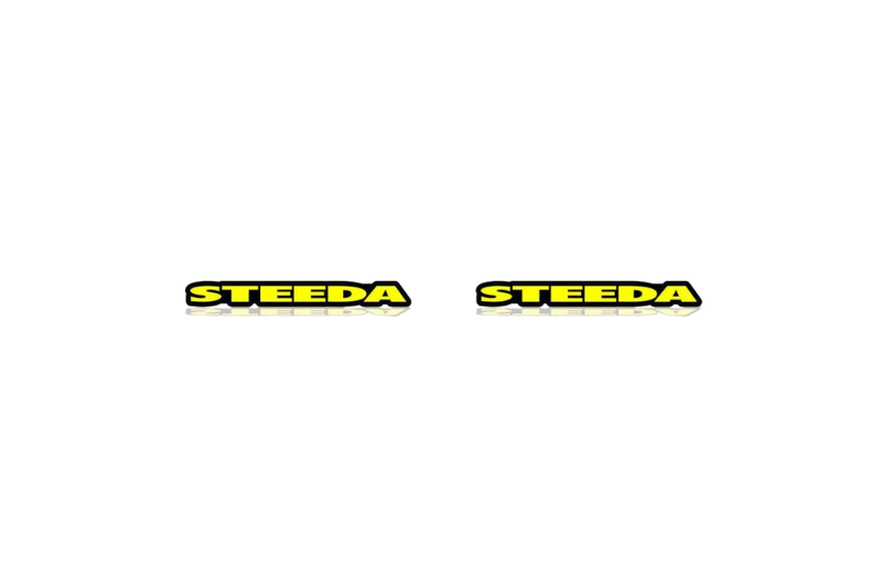 Ford Emblem & Badges set with Steeda logo