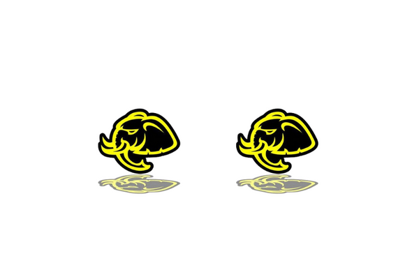 DODGE emblem for fenders with Hellephant logo