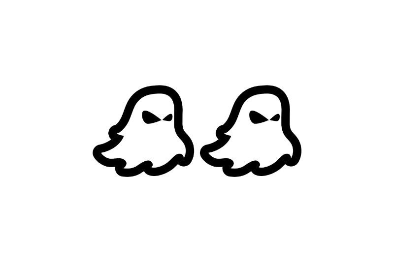 Dodge Emblem & Badges set with Ghost logo (Type 4) Dodge emblems decoinfabric