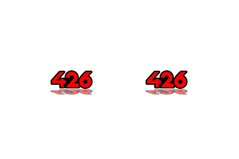 DODGE emblem for fenders with 426 logo
